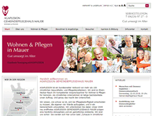 Tablet Screenshot of bethanien-pflege.de